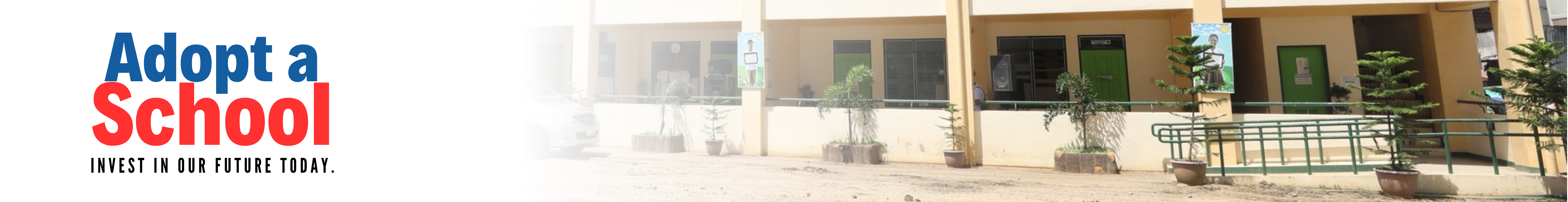 Adopt-A-School Program Banner